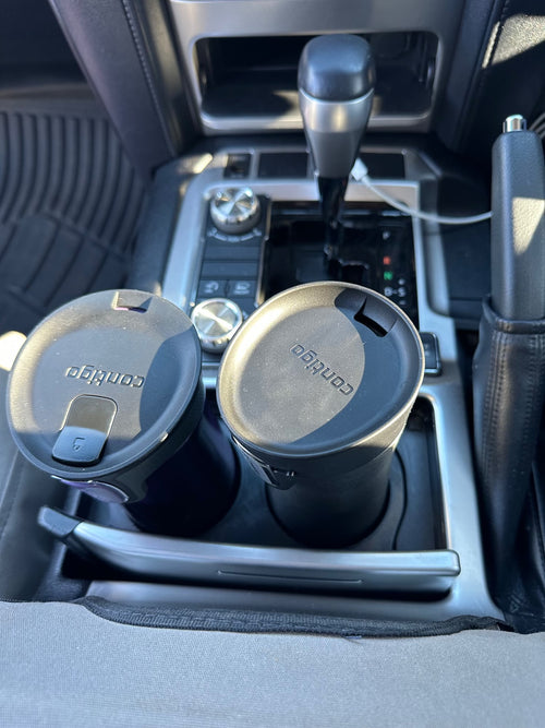 200 Series cup holder insert holding two travel cups