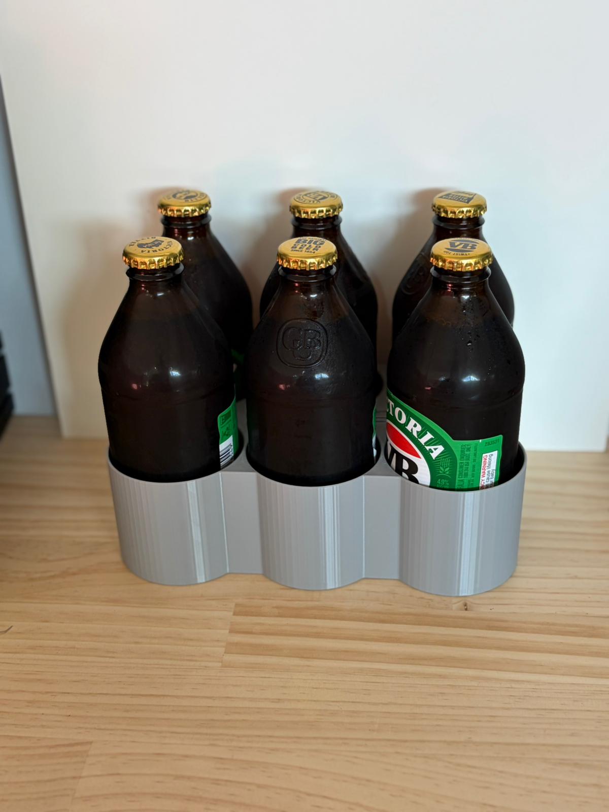 3D Printed 6-Pack Stubby Holder 375ml