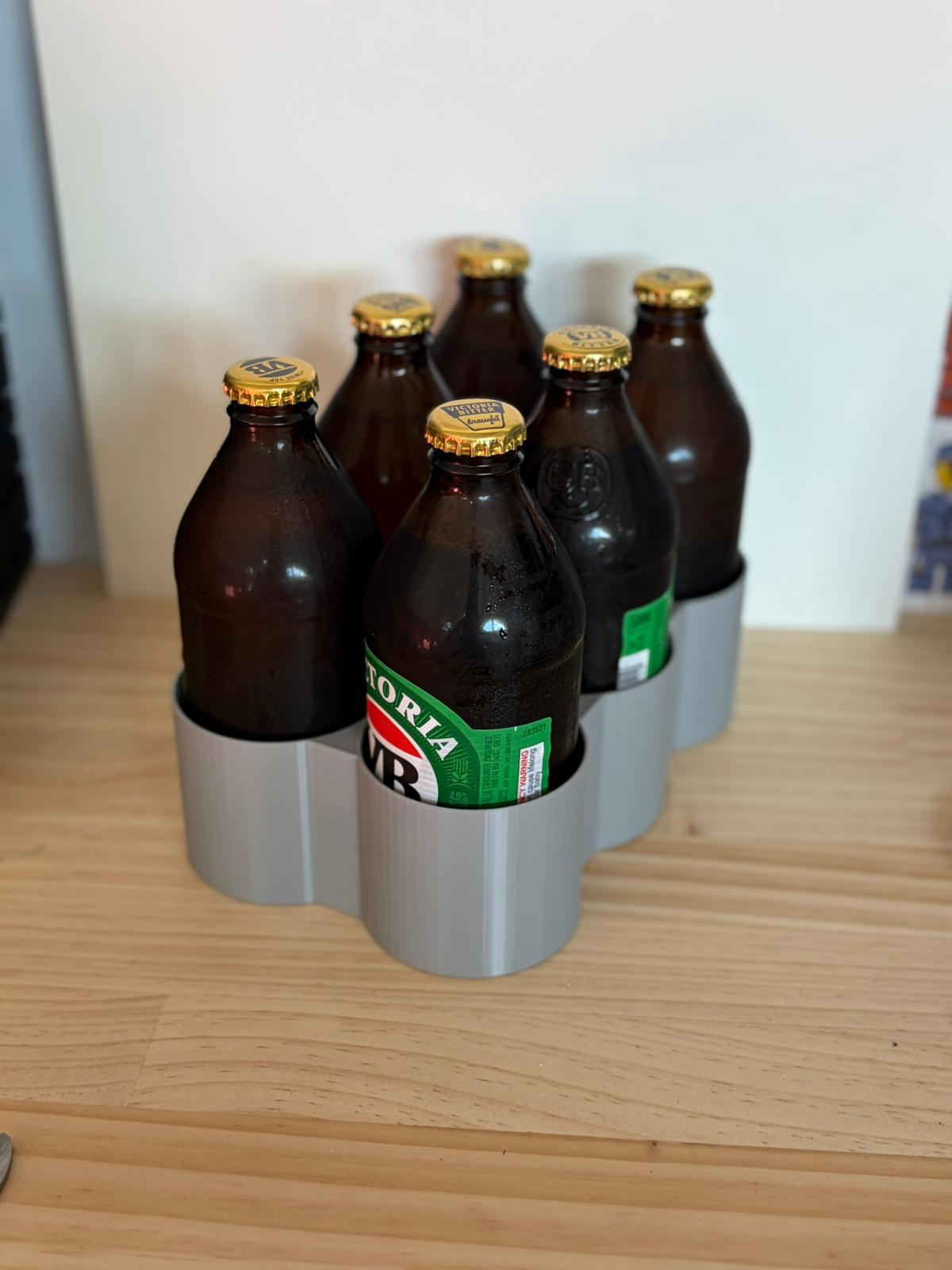 3D Printed 6-Pack Stubby Holder 375ml