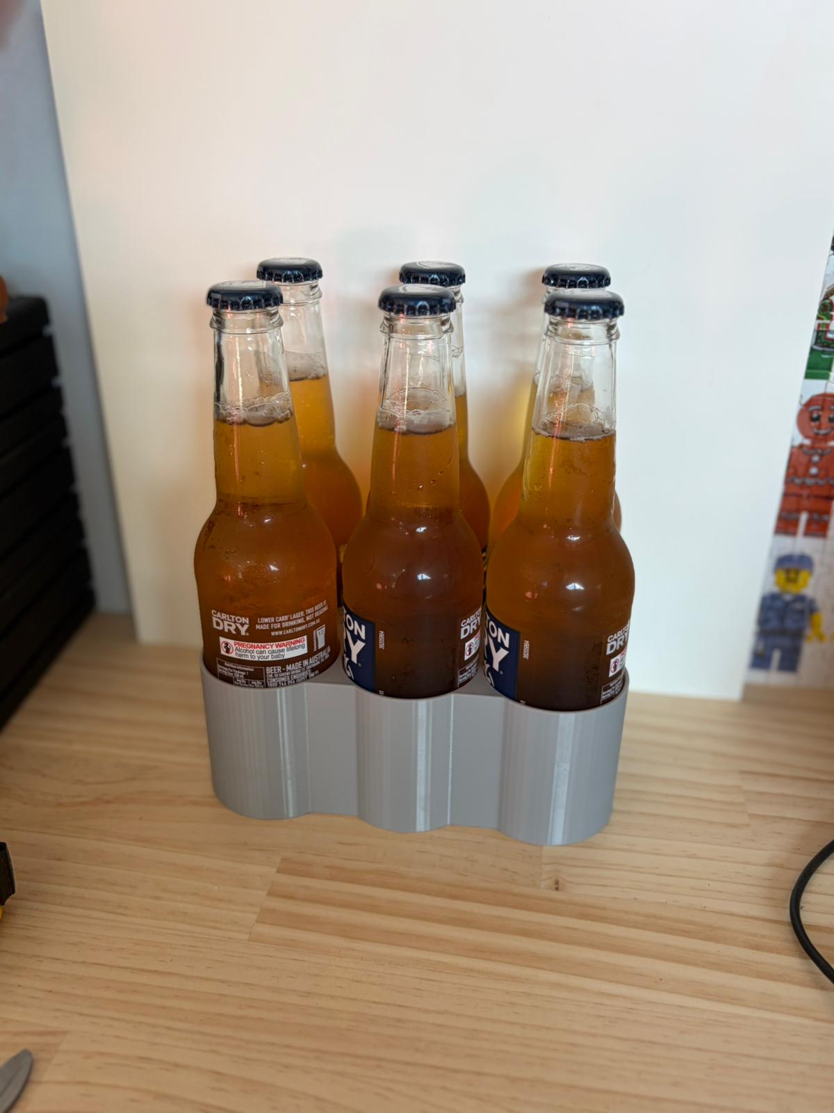3D Printed 6-Pack Stubby Holder 330ml