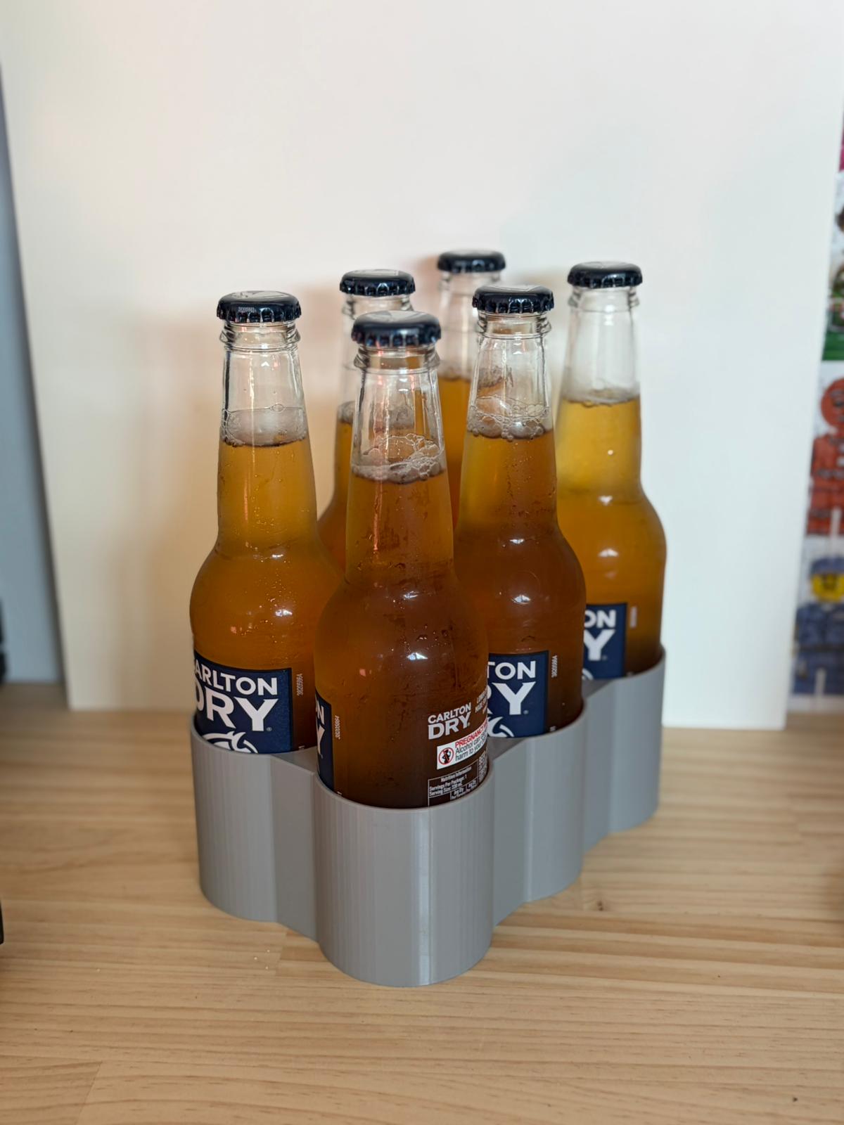 3D Printed 6-Pack Stubby Holder 330ml