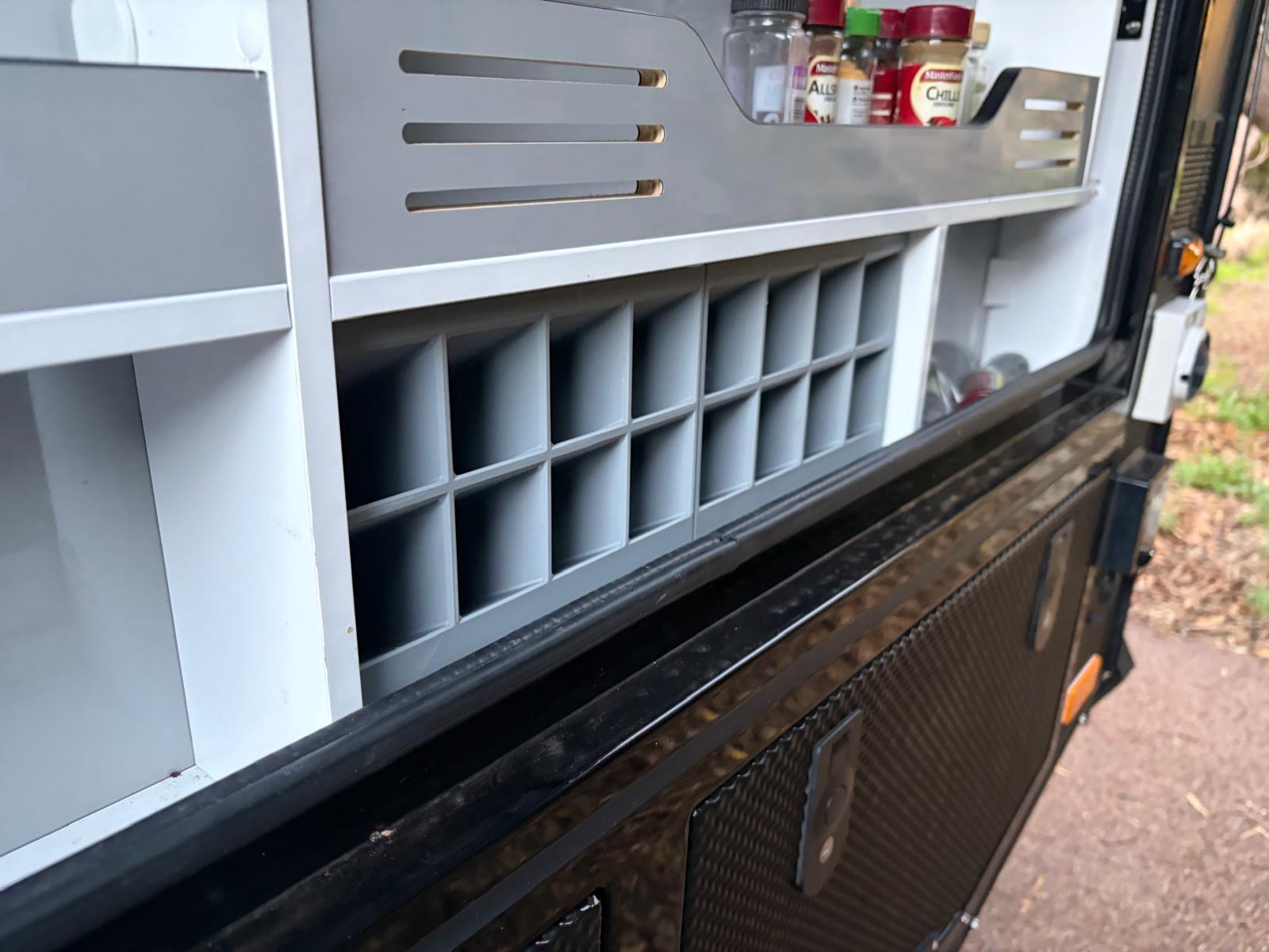 Mars Caravans External Pantry Spice Rack